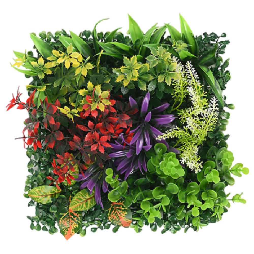 Сделай сам Панель стены из искусственных растений Вечная жизнь Защита от УФ Искусственный ковер из эвкалипта Цветок Без полива Искусственный папоротник Трава