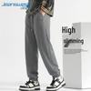 Мужские суженные джоггеры в вафельную вязку от Jeanswest