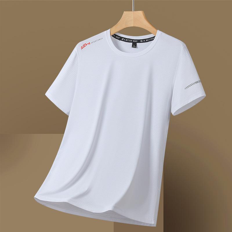 Мужская повседневная мужская футболка с короткими рукавами