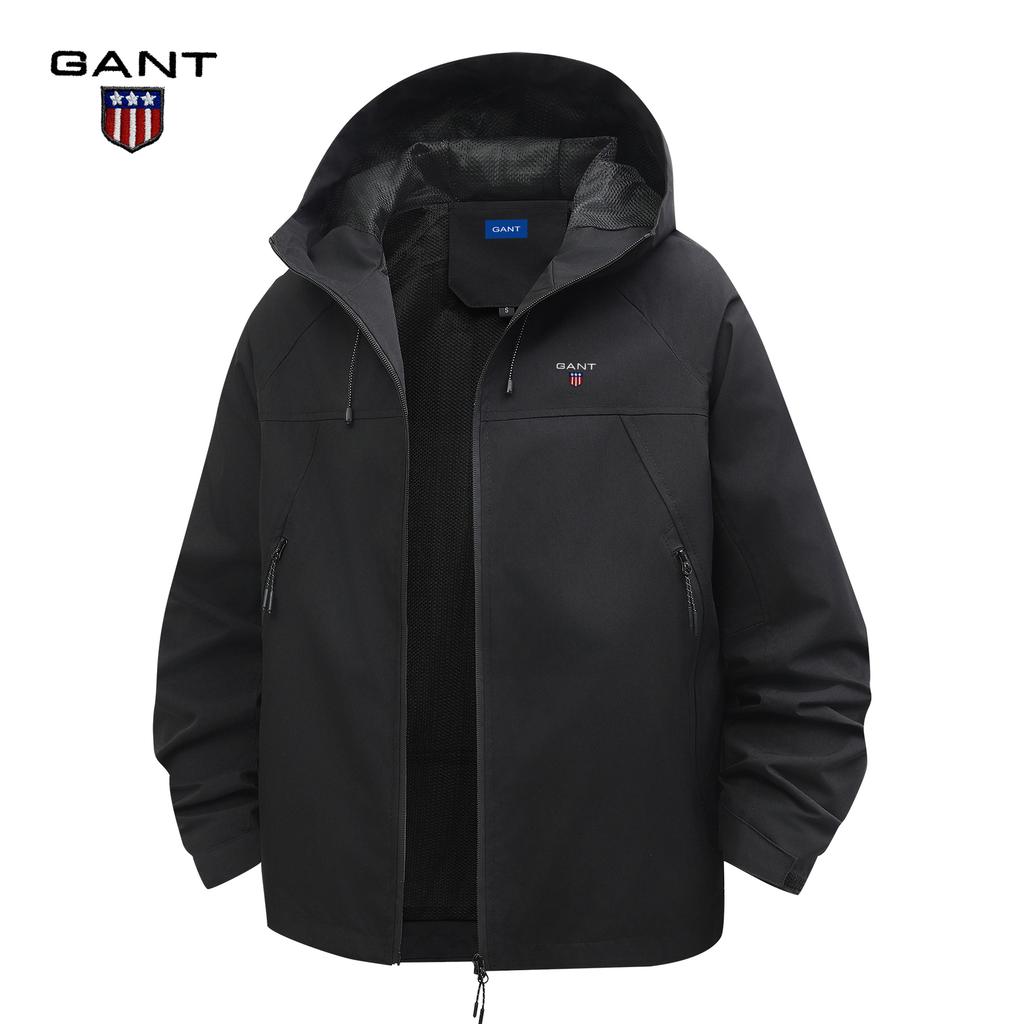 Gant Men's and Women's 2025 Autumn and Winter Embroidered Travel Jacket, Thin Mountaineering Jacket