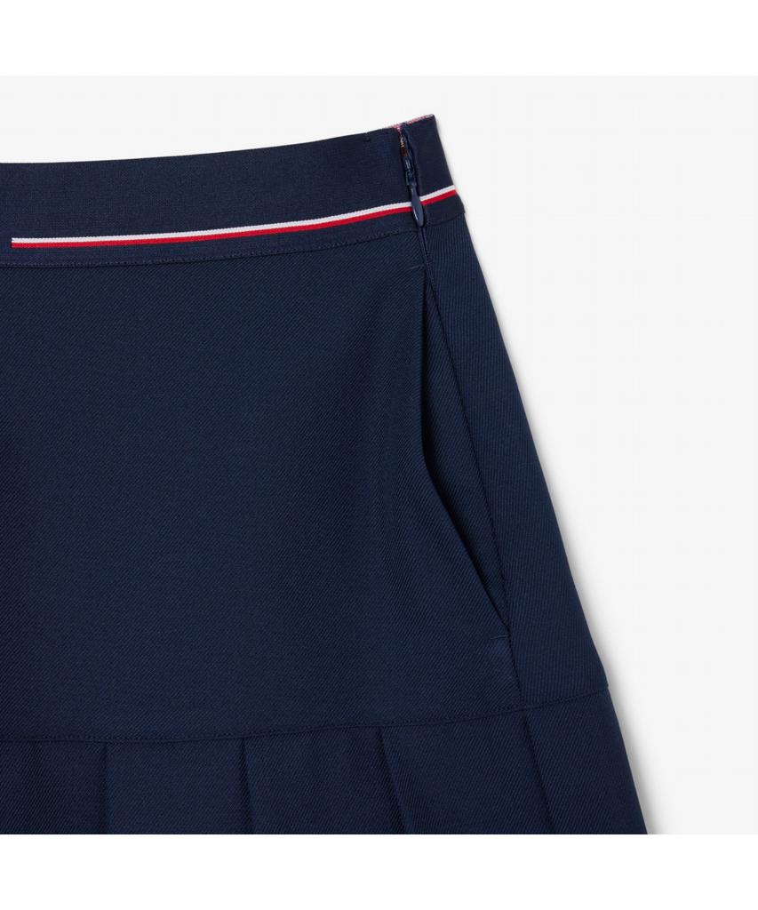 LACOSTE Женская мини-юбка в складку с логотипом на поясе Jf5323-55N 166
