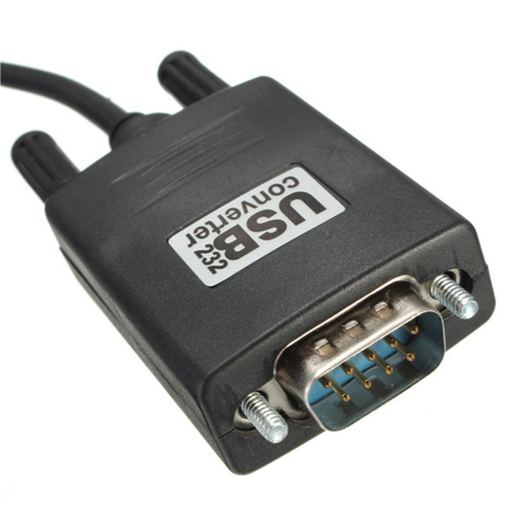 New USB 2.0 Male To RS232 Serial DB9 9 Pin Interface Adapter Cable PC