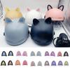 2Pcs Cat Ears Helmet Decoration Motorcycle Electric Stickers Decor Cute Multicolor Motorcycle Helmets Accessories Universal