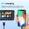 Для VW Wireless CarPlay Android Auto Car Radio 7 дюймов Мультимедийный MP5-плеер с USB-зеркалированием экрана Bluetooth Hands Free Calling