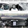 Flannel Dashboard Cover Dash Cover Mat Compatible with Dodge Ram 1500 2500 3500 -2024 2025 Accessories Center Console Dash Board Cover Protector