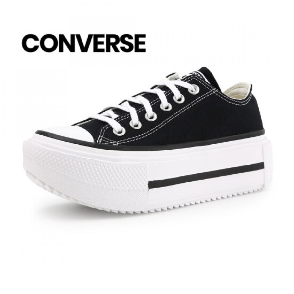 Converse Chuck Taylor Lift Double Stack Ox Low Sneakers Black A15490c