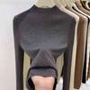 Fashion Semi-turtleneck Long Sleeved Women's Knitted Sweater Early Autumn New Slim Fit Pullover Tops Casual Simple Elegant Thin Inner Bottoming Shirt