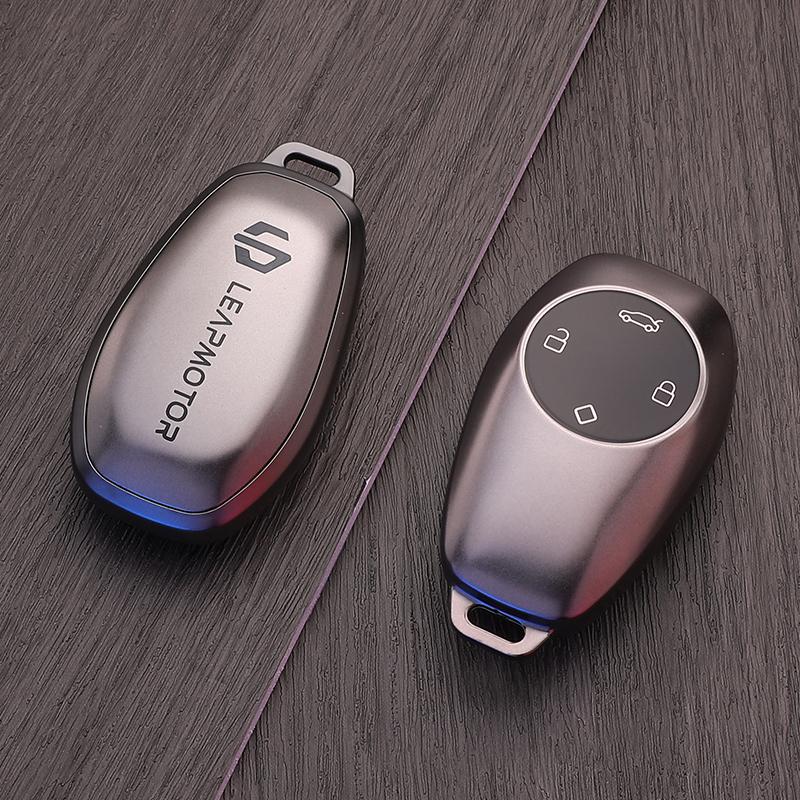 Для Leapmotor B10 T03 C01 C11 Чехол для ключа автомобиля Обложка для брелока TPU Держатель для пульта-брелока Антицарапающаяся Брелок Аксессуары