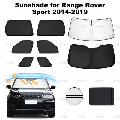 Подходит для Range Rover Sport L494 Аксессуары 2014- 8 шт. Комплект солнцезащитных козырьков на лобовое стекло Складной солнцезащитный козырек Защита от посторонних глаз