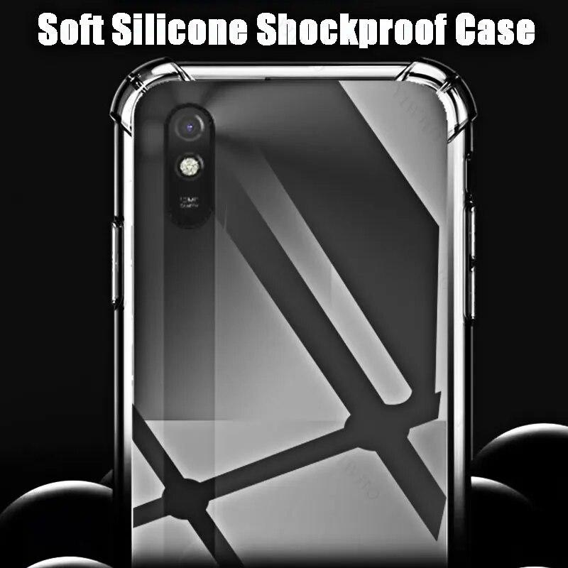 Мягкий силиконовый противоударный прозрачный чехол для Xiaomi Redmi 9A HD, прозрачные чехлы из ТПУ для Redmi9A 6,53 дюйма M2006C3LG с защитой от царапин
