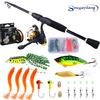 SOUGAYILANG Комбинированные удочки с телескопическими удочками и набором рыболовных катушек