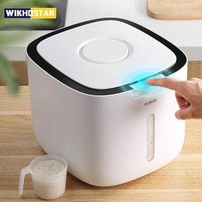 5/10 кг кухонная коллекция, нано-ведро, контейнер для хранения риса, откидная крышка, контейнер для хранения еды, герметичное ведро для риса