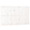 824919 vidaXL Wall-mounted Headboard White 140x3x90 Cm Solid Pine Wood