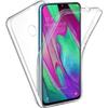 Silicone Back Case - VCOMP - Samsung Galaxy A40 5.9" - 360° Protection - Transparent - Flexible