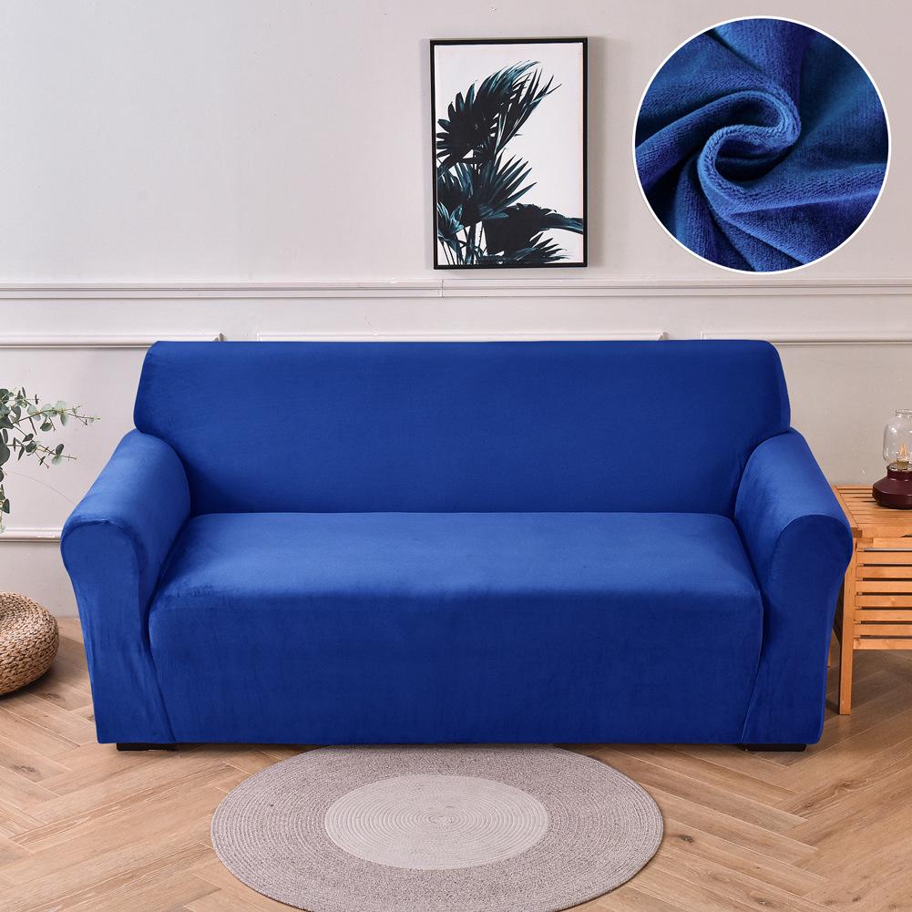 Ультрамягкий чехол для дивана из бархата Silver Fox Velvet с высокой эластичностью