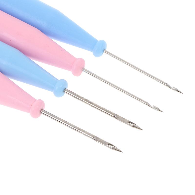 Стальной швейный шило, крючок для обуви, кожаный инструмент «сделай сам», иглы для ремонта обуви