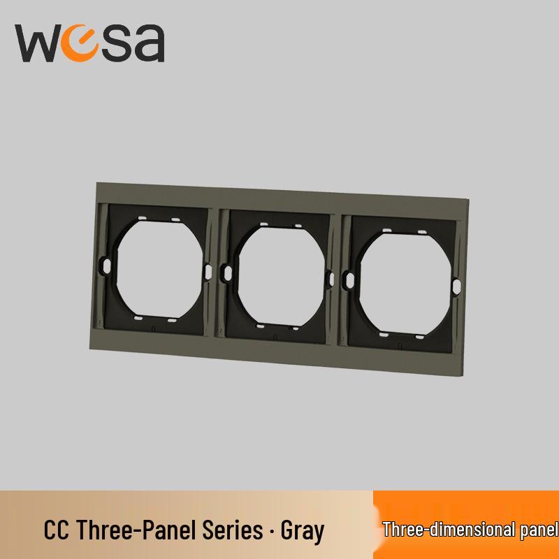 CC Series Flame Retardant Multi-Gang European Wall Socket