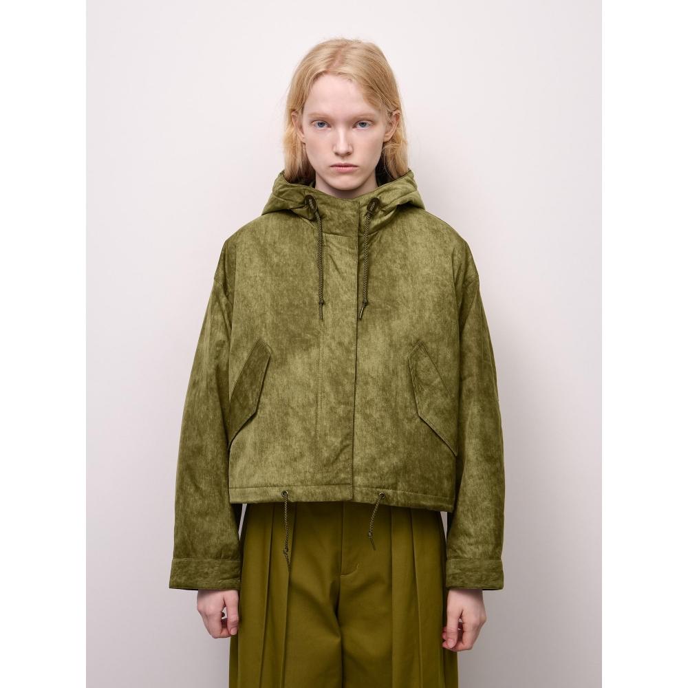 GU by Uniqlo Укороченная стеганая куртка-бомбер