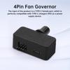 ШИМ-регулятор скорости 4-контактный ШИМ-регулятор вентилятора Тип-C USB-интерфейс Питание DIY Водяное охлаждение