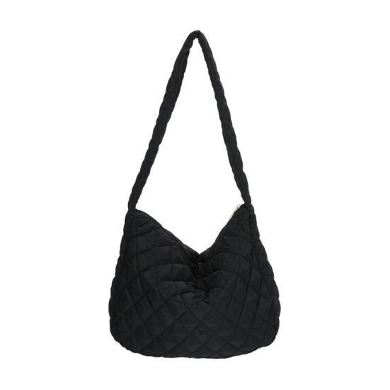 Сумка через плечо Cloud Lattice на молнии, однотонная, стеганая, повседневная сумка-тоут для улицы, путешествий, офиса, вечеринки