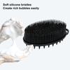 Yousheng Bath Brush 2 в 1 Дизайн Массажная очищающая щетка для тела и головы Силиконовый отшелушивающий скраб для тела с нескользящей ручкой
