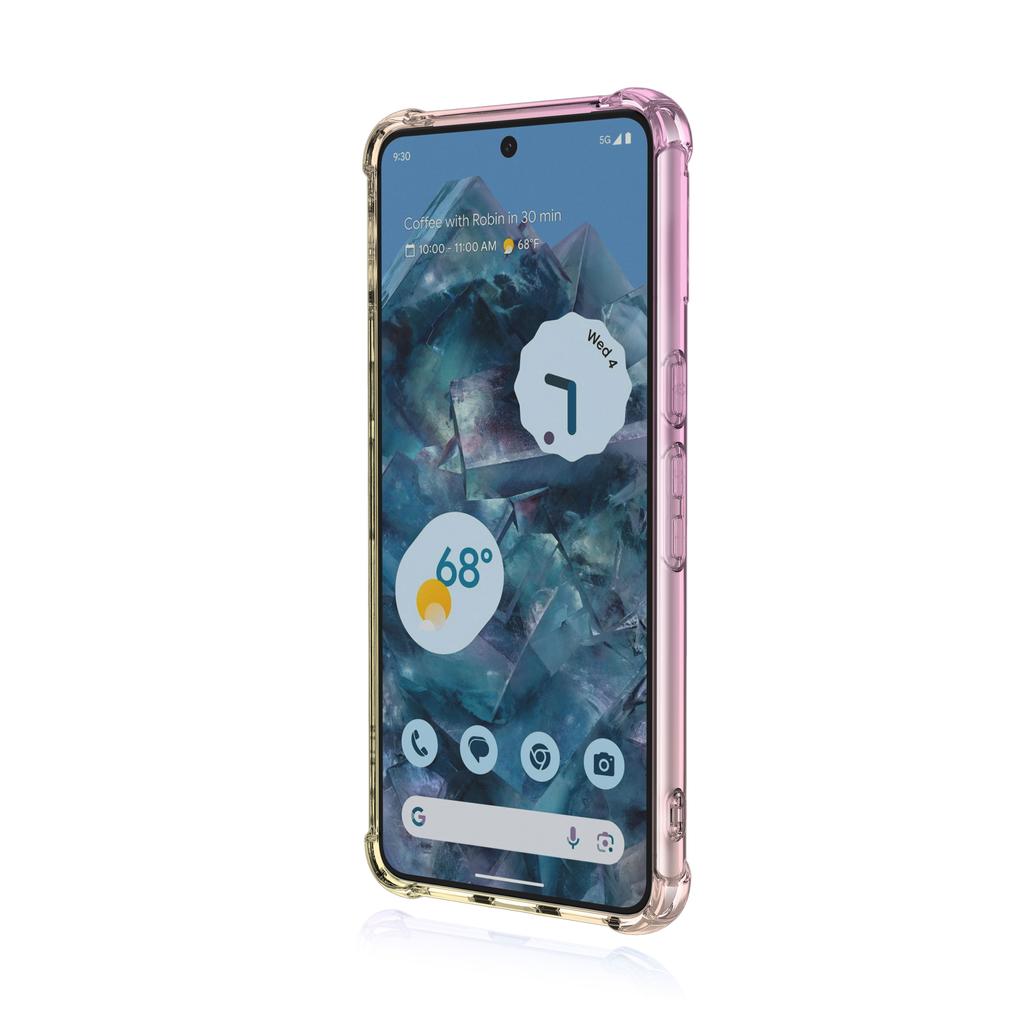 Clear Cute Gradient Phone Case Slim Anti Scratch Flexible TPU Cover Shockproof Protective Case for Google Pixel 4 XL 4a 5a 5G 6 Pro 7 8 9