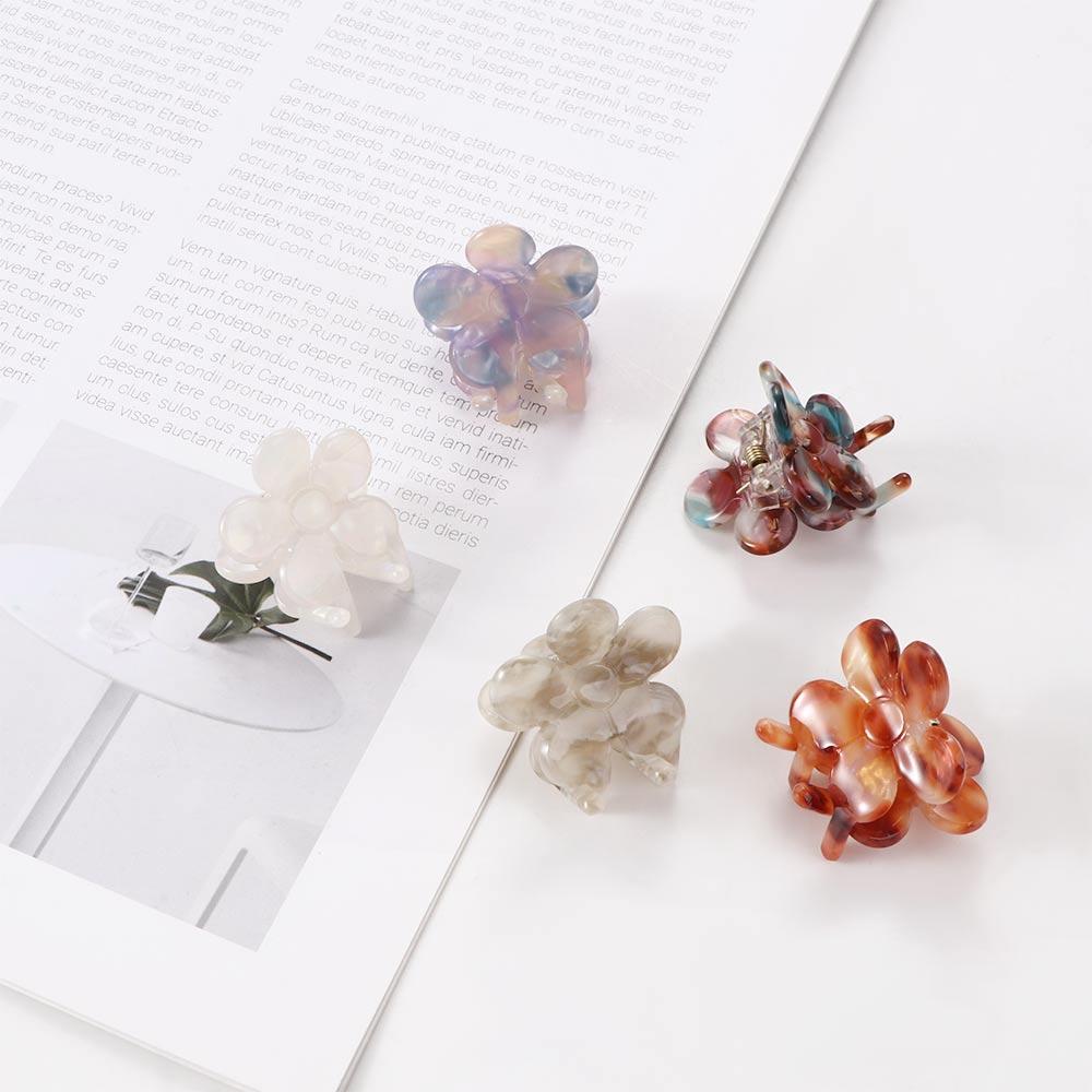 Elegant Korean style Flower grab clip Versatile hairpin Hair accessories Acetic acid Hair Claw