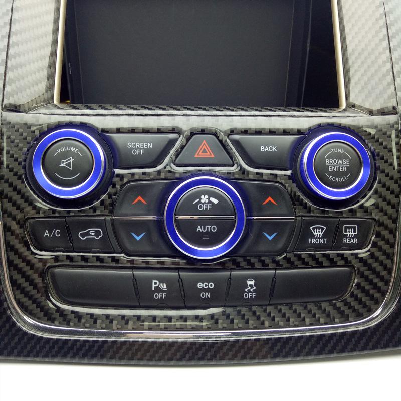 Jeep Grand Cherokee AC Knob Decorative Rings - Interior Mod Kit