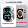 Металлический бампер-чехол для Apple Watch 45 мм 44 мм Защитная рамка-крышка для iWatch Серии 11 10 9 8 7 6 5 4 SE Превратить в Ultra 2 49 мм