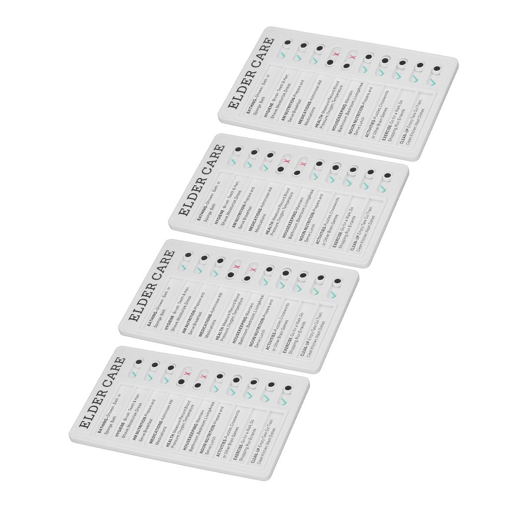 4 шт. Доска для списка дел Сделай сам Производство Перерабатываемая Портативная Доска для списка дел Съемная Таблица дел для DIY Сообщений Путешествий