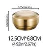 Korean Kimchi Bowl 304 Stainless Steel Double Rice Bowl Soup Bowl Steamed Rice Bowl Children's Anti-Scalding Rice Bowls