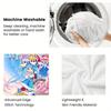 Akademiya 2D Flat Pattern Flannel Blanket High quality All Seasons Warmth and Comfort Perfect for Christmas Gifts.NMT0928006