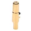 Tenor Saxophone Mouthpiece Brass Bb Sax Mouthpiece with Cap for Sax Professionals and Beginners 5#