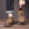Luxury Brand Men Leather Business Casual Leather Shoes Outdoor Men's Autumn Anti Slip Wear-resistant Comfortable Workwear Shoes