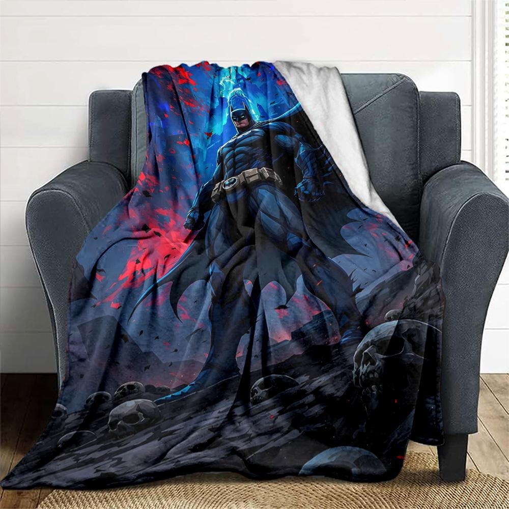 Dc Batman Blanket Soft Warm Cozy Great for Seaside Bedding Office All-Season Use Warmthful Decor Birthday Christmas Gift Blanket
