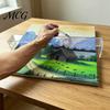 Drawing Frame Accessory Artist Leaning Bridge, Adjustable Height 1.77-2.36-Inch Hand And Wrist Rest, Transparent Up to 12 Inches Tool for Precise Line