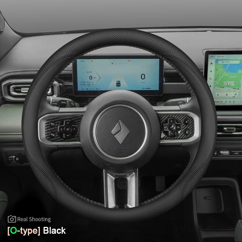 Автомобильная оплетка на руль для Wuling Baojun Yep Plus EV 2026 2026 2026 2026 Baojun Cloud EV O D Type Steering-Wheel