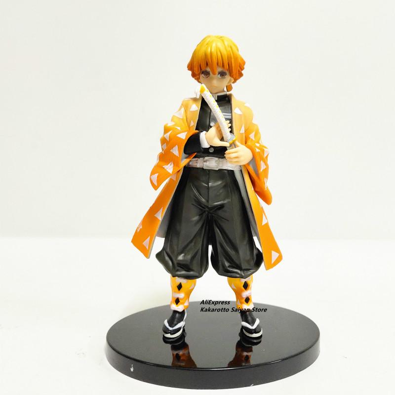 Demon Slayer Agatsuma Zenitsu Thunderclap and Flash Effect Anime Kimetsu No Yaiba Figurine Model