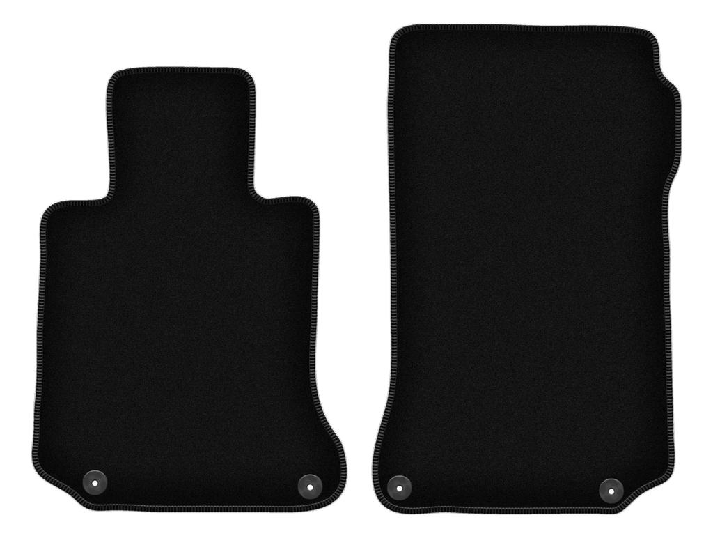 BASIC front velour floor mats for: Mercedes W207 Coupe E-Class (2009-)