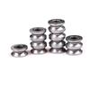 10pcs Exquisite Portable Bearing Traces Walking Guide Rail Bearing Universal 624VV V Groove Deep Groove Ball