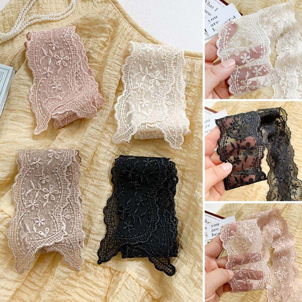 Floral Lace Scarf Elegant Neckerchief Fashion Hair Ribbon for Women