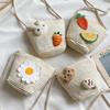 Small Lovely Fruit Cute Cartoon Children's Straw Bag Bohemian Wallet Woven Korean Style Handbag