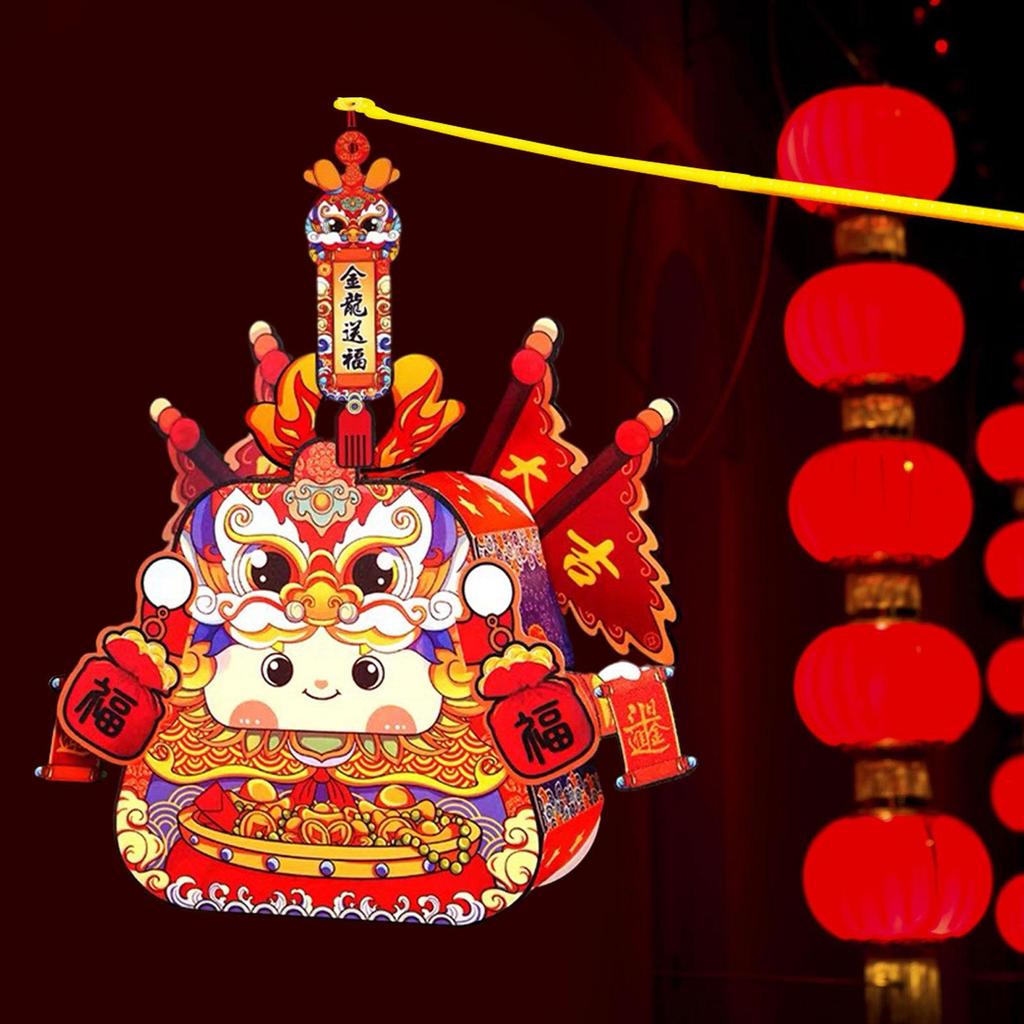 Китайский год дракона Танец фонарей Лев Весенний фестиваль Украшения