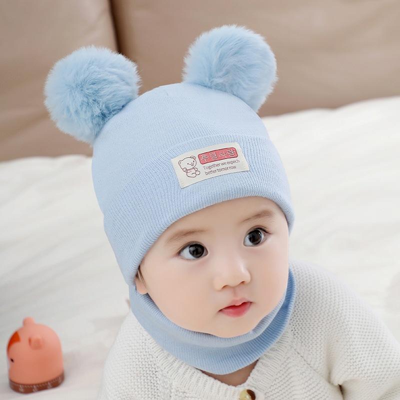 New men's and women's baby hats spring and autumn cute super cute children's baby wool hat pullover hat knitted hat autumn and winter