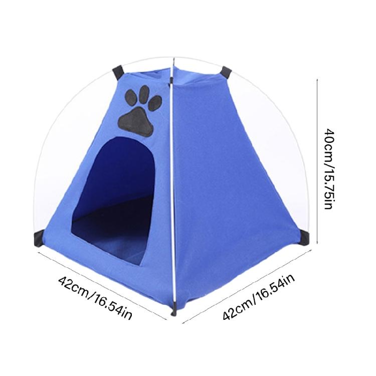 Detachable Cats Cooling Tent for Indoor Outdoor Cats Play House Shelter Tent with Cushions Dog Cats Sleep Tent for Camping