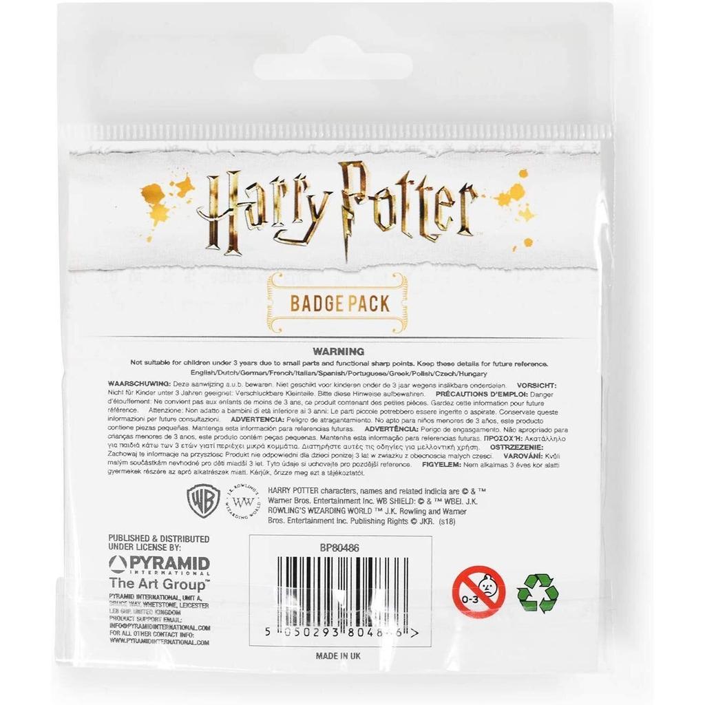 HARRY POTTER Набор значков Гриффиндора (Пакет из 5)