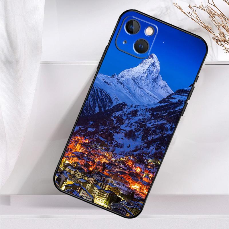 Швейцарский горный противоударный чехол Zermatt Matterhorn для iPhone 17 11 14 15 16 Pro Max Plus 12 13 Mini 16e 17 Air