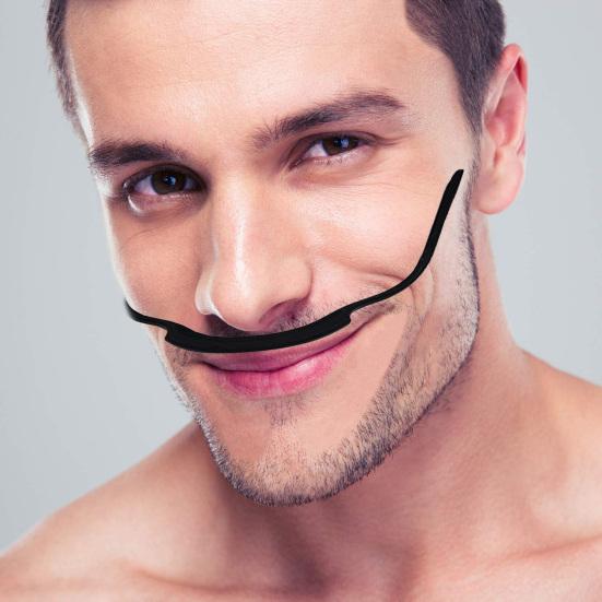 Безопасная расческа для укладки бороды Yousheng, дуговой дизайн, линия для самостоятельной стрижки, стайлер для бороды Edge Up для мужчин