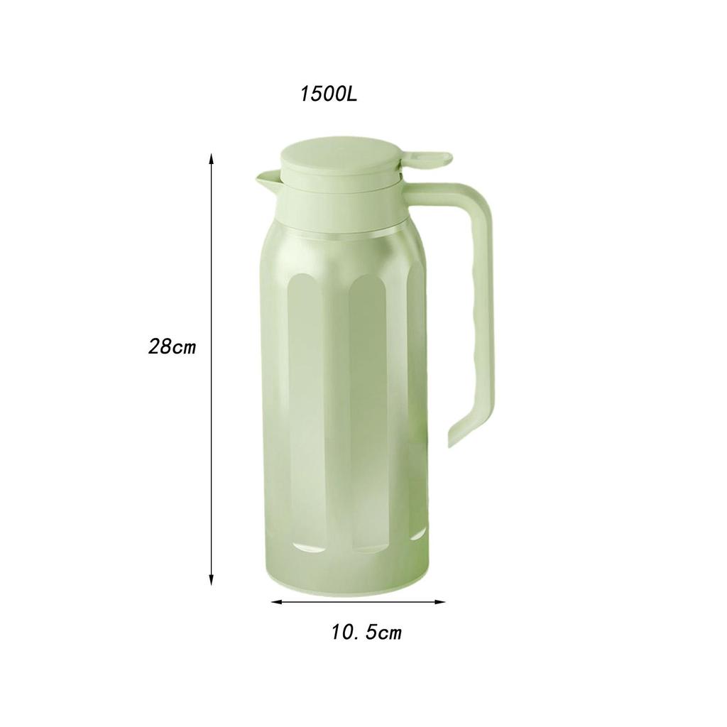 1,5 л изолированный вакуумный чайник для чая и кофе, дизайн из нержавеющей стали для использования в помещении и на открытом воздухе