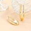 Spring New Alloy Earrings Women's Earrings Minimalist Geometric Metal High End Jewelry Accessories